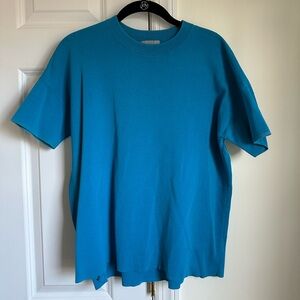 COS Vibrant Blue Knit Shirt